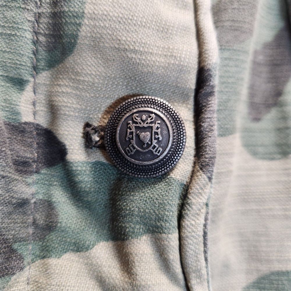Free People Not Your Brothers Camo Surplus Jacket Military‎ Inspired Moto SZ XS - Picture 5 of 13